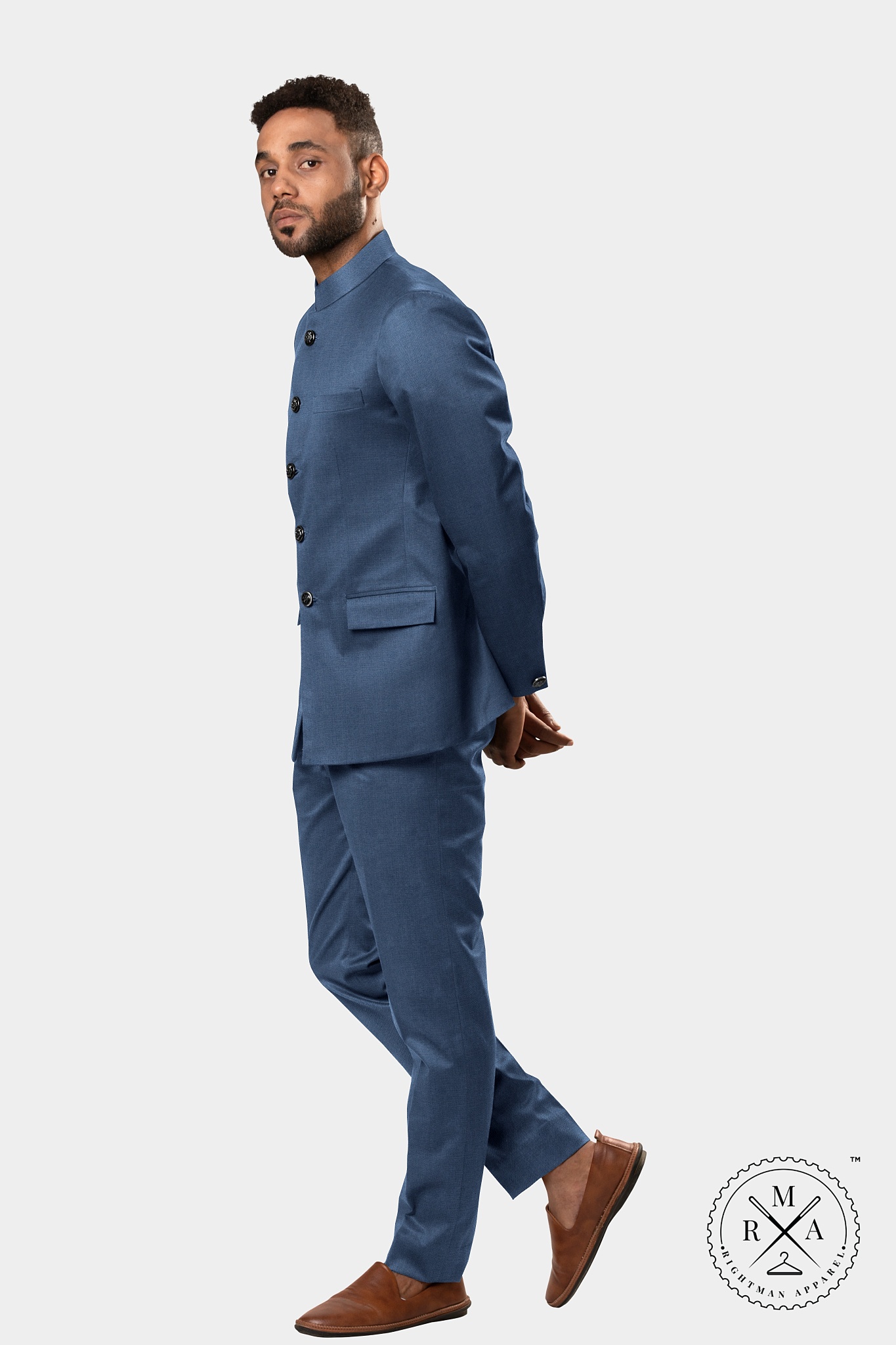 Teal Blue Jodhpuri Suit SU189